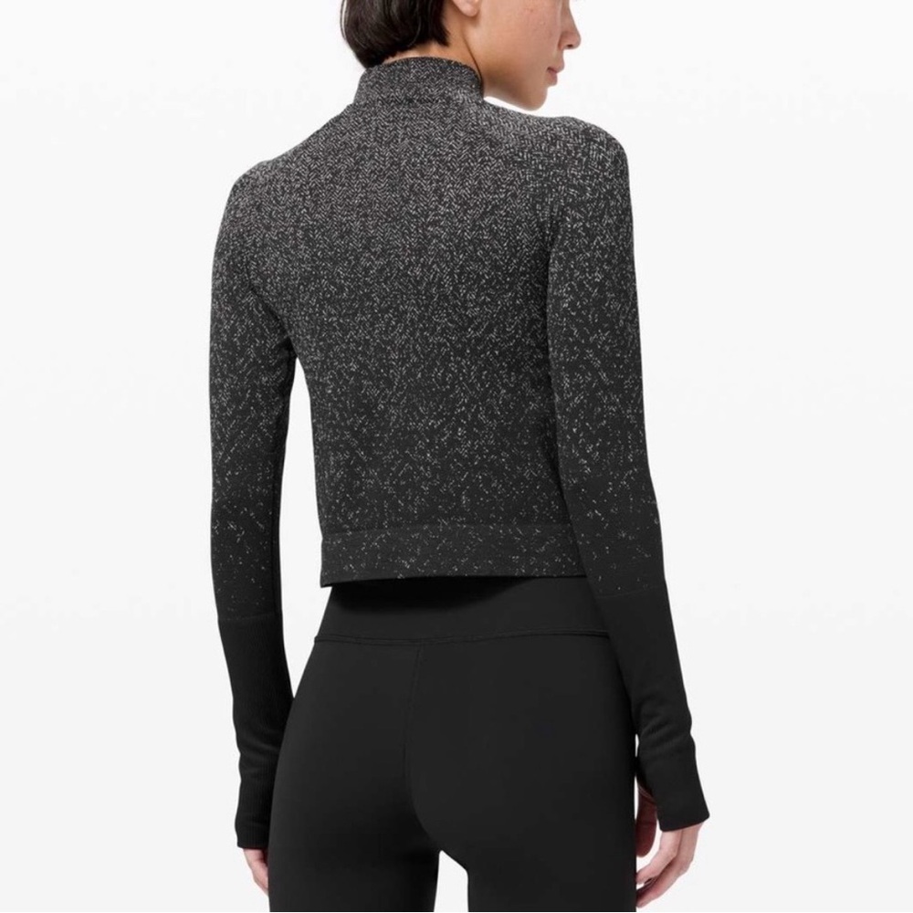 Lululemon Rest Less Cropped Half Zip - Picture 3 of 4